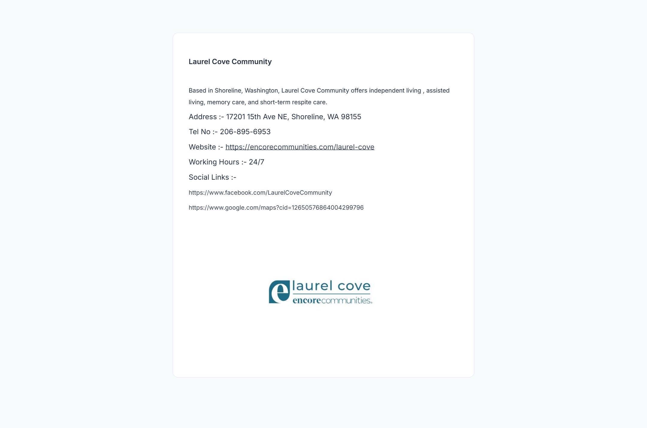 laurelcovewa
